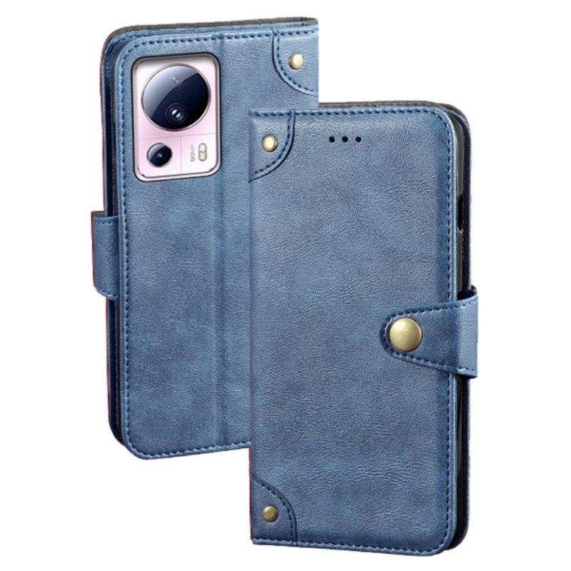 Flip Case Xiaomi 13 Lite Vintage Idewei