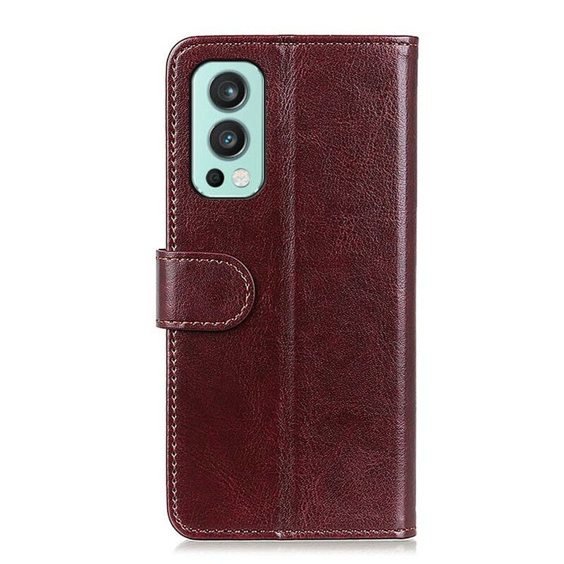 Flip Kotelot Oneplus Nord 2 5g Faux Leather Finesse Suojakuori