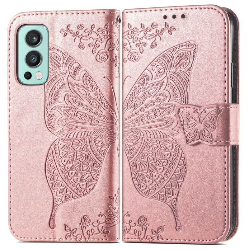 Flip Kotelot Oneplus Nord 2 5g Half Butterflies