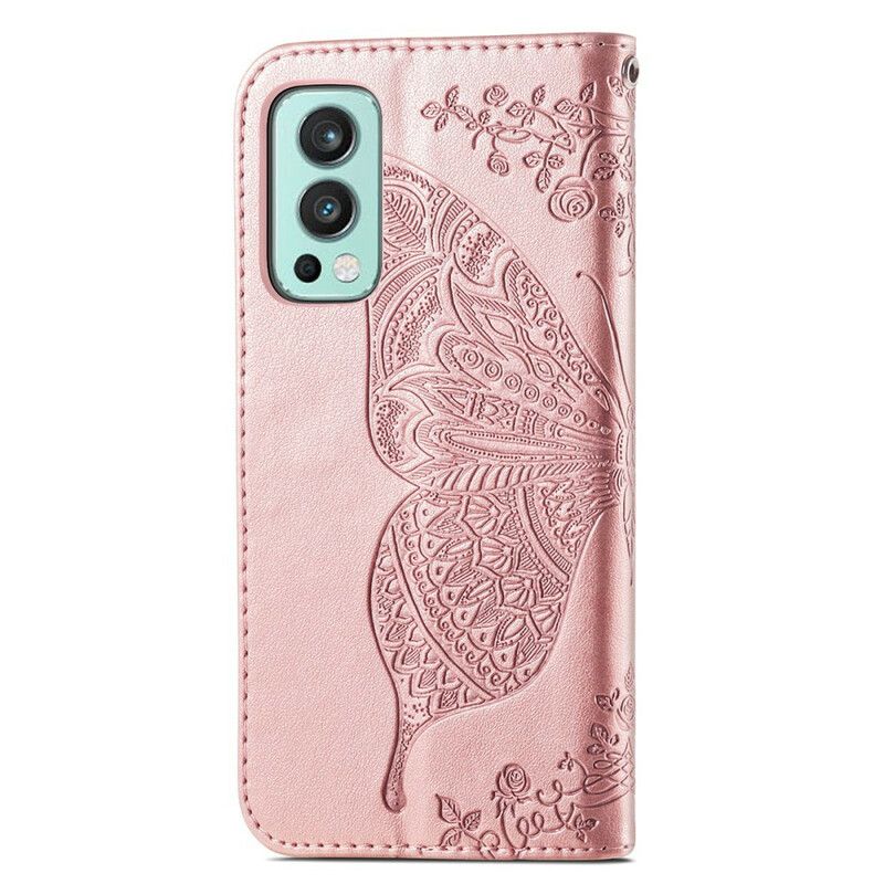 Flip Kotelot Oneplus Nord 2 5g Half Butterflies