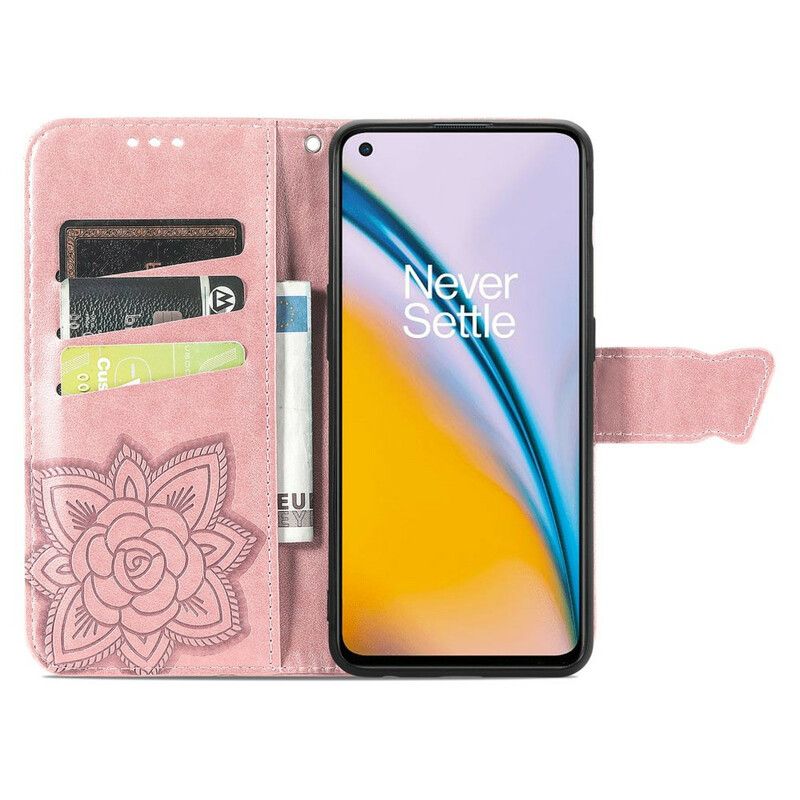 Flip Kotelot Oneplus Nord 2 5g Half Butterflies