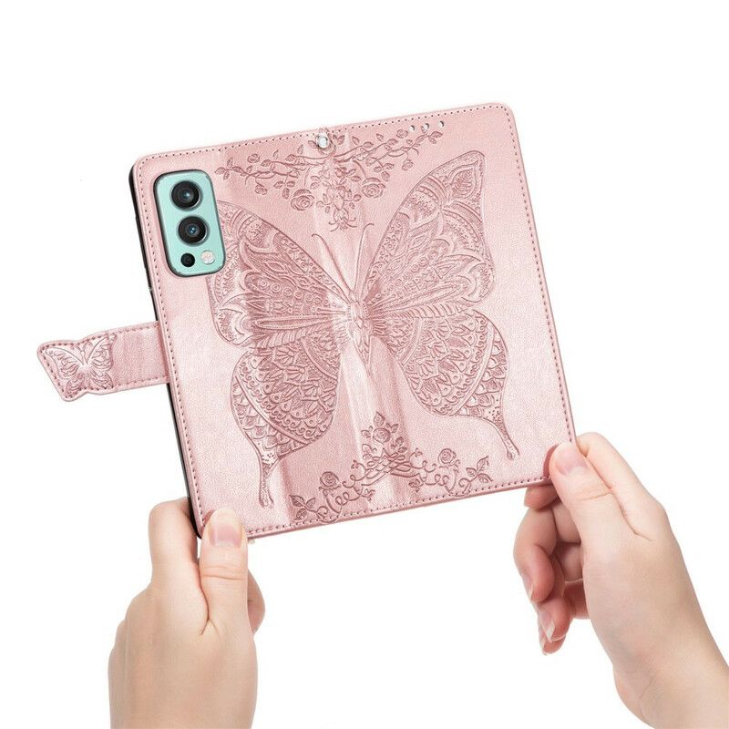 Flip Kotelot Oneplus Nord 2 5g Half Butterflies