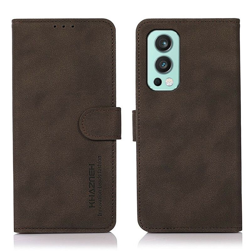 Flip Kotelot Oneplus Nord 2 5g Leather Effect Fashion Khazneh Suojakuori