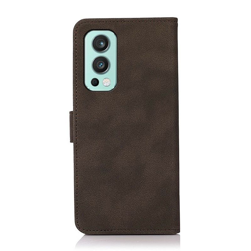 Flip Kotelot Oneplus Nord 2 5g Leather Effect Fashion Khazneh Suojakuori