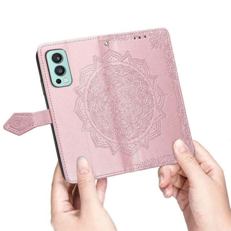 Flip Kotelot Oneplus Nord 2 5g Mandala-keskiaika Suojakuori