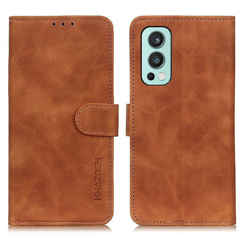 Flip Kotelot Oneplus Nord 2 5g Mate Leather Effect Vintage Khazneh Suojakuori