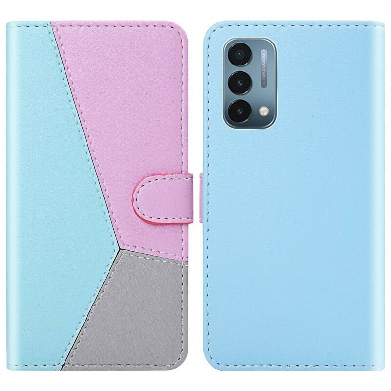 Flip Kotelot Oneplus Nord 2 5g Tricolor Leather Effect Suojakuori