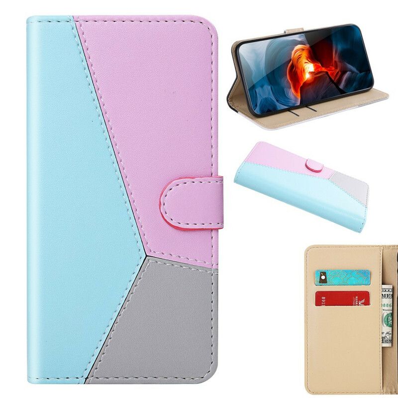 Flip Kotelot Oneplus Nord 2 5g Tricolor Leather Effect Suojakuori