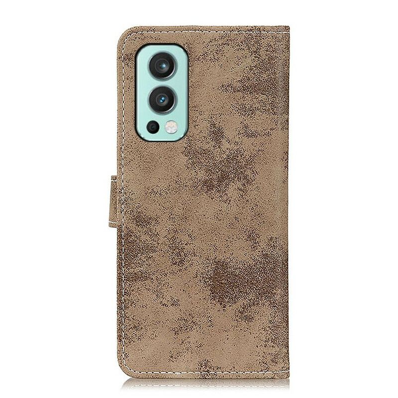 Flip Kotelot Oneplus Nord 2 5g Vintage Faux Leather