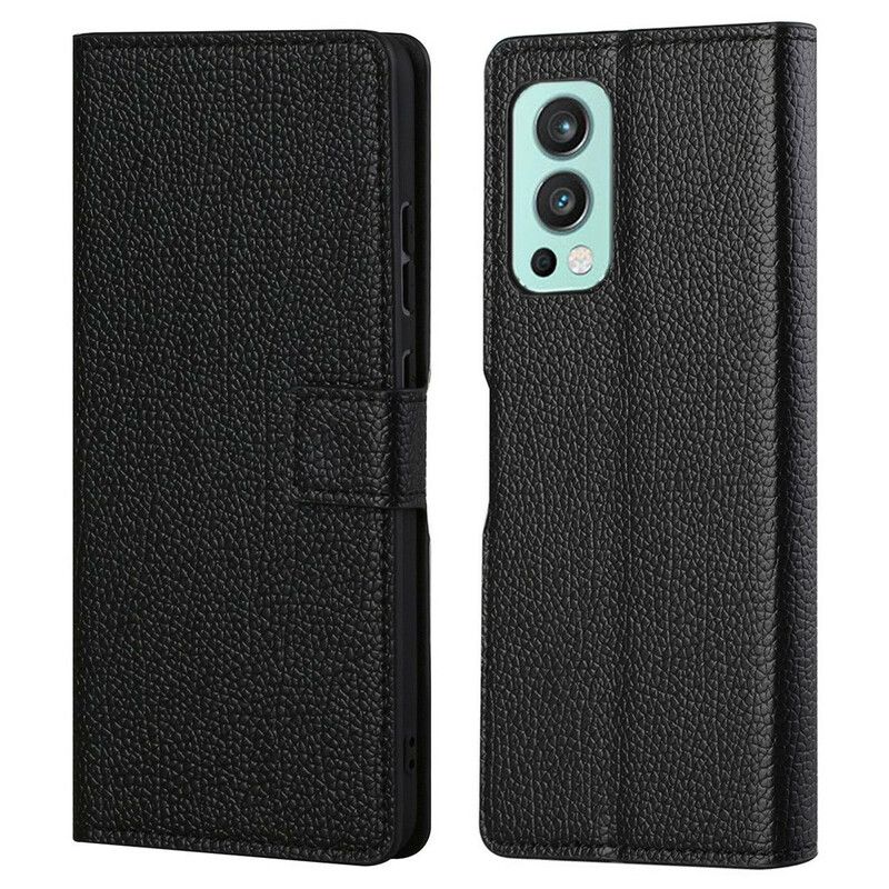 Kotelot Oneplus Nord 2 5g Litchi Grain Leather Effect