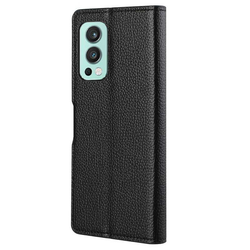 Kotelot Oneplus Nord 2 5g Litchi Grain Leather Effect