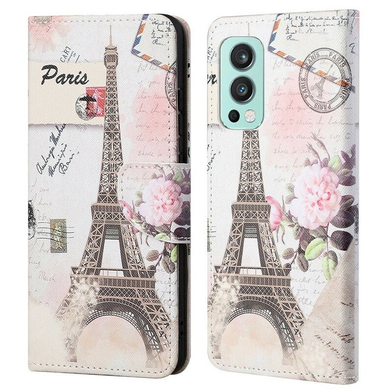 Kotelot Oneplus Nord 2 5g Puhelinkuoret Retro Eiffel-torni