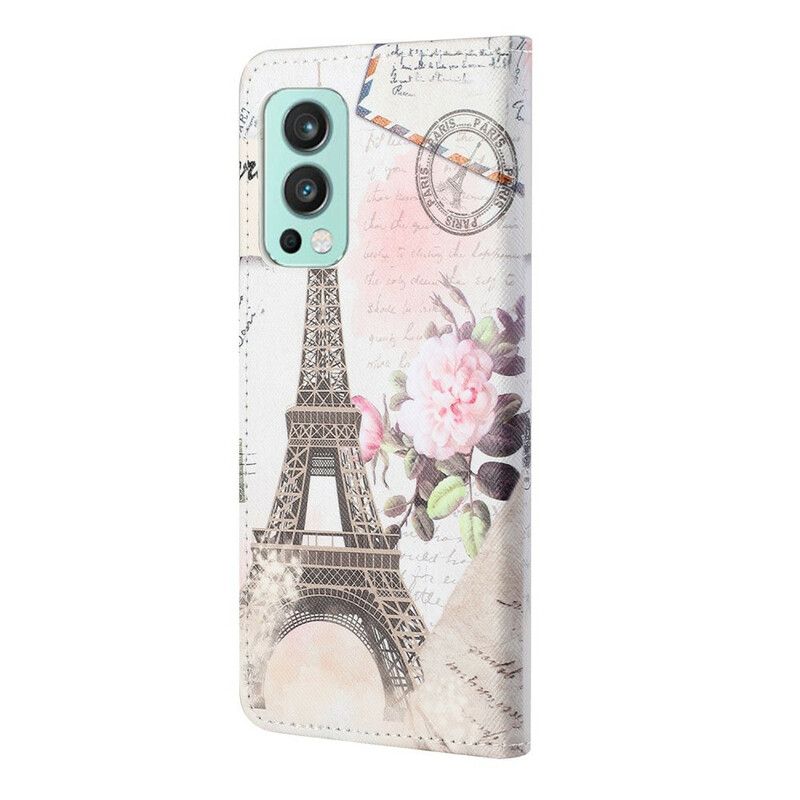 Kotelot Oneplus Nord 2 5g Puhelinkuoret Retro Eiffel-torni