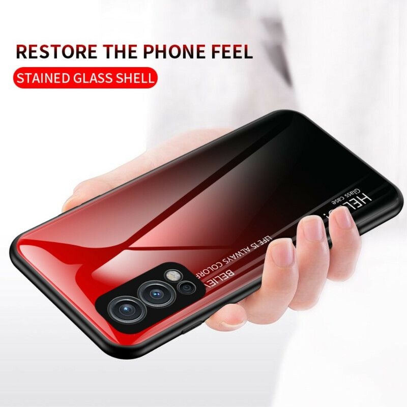 Kuori Case Oneplus Nord 2 5g Puhelinkuoret Tempered Glass Hello