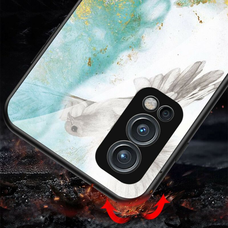 Kuori Oneplus Nord 2 5g Marble Colors Tempered Glass