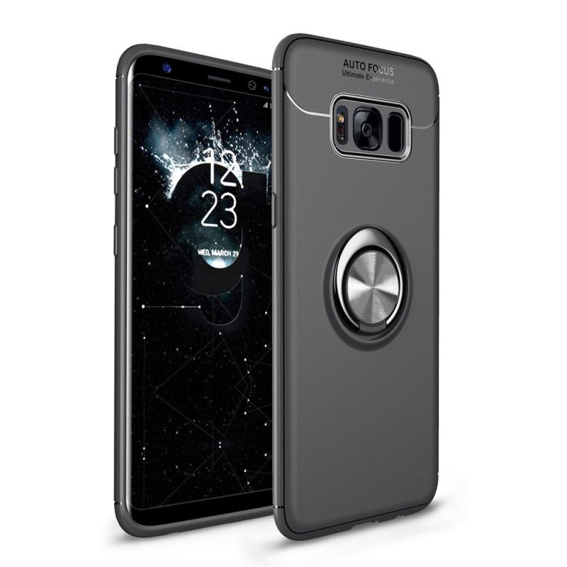 Case Kuoret Samsung Galaxy S8 Punainen Musta Puhelinkuoret Pyörivä Rengas