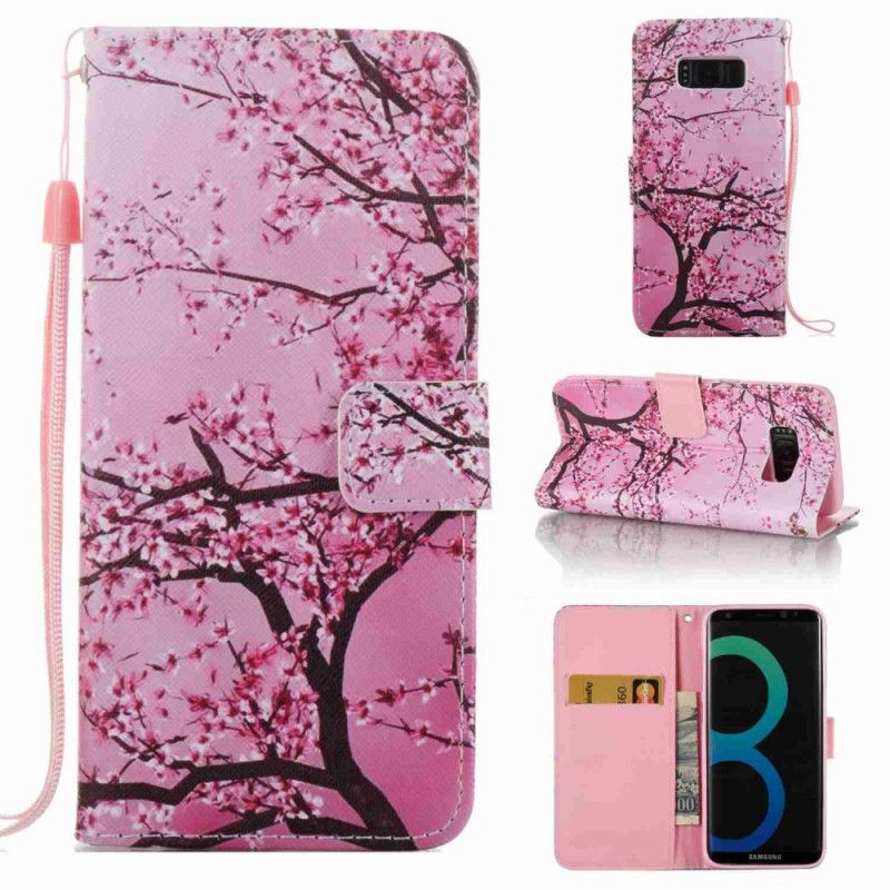 Flip Case Samsung Galaxy S8 Punaiset Oksat