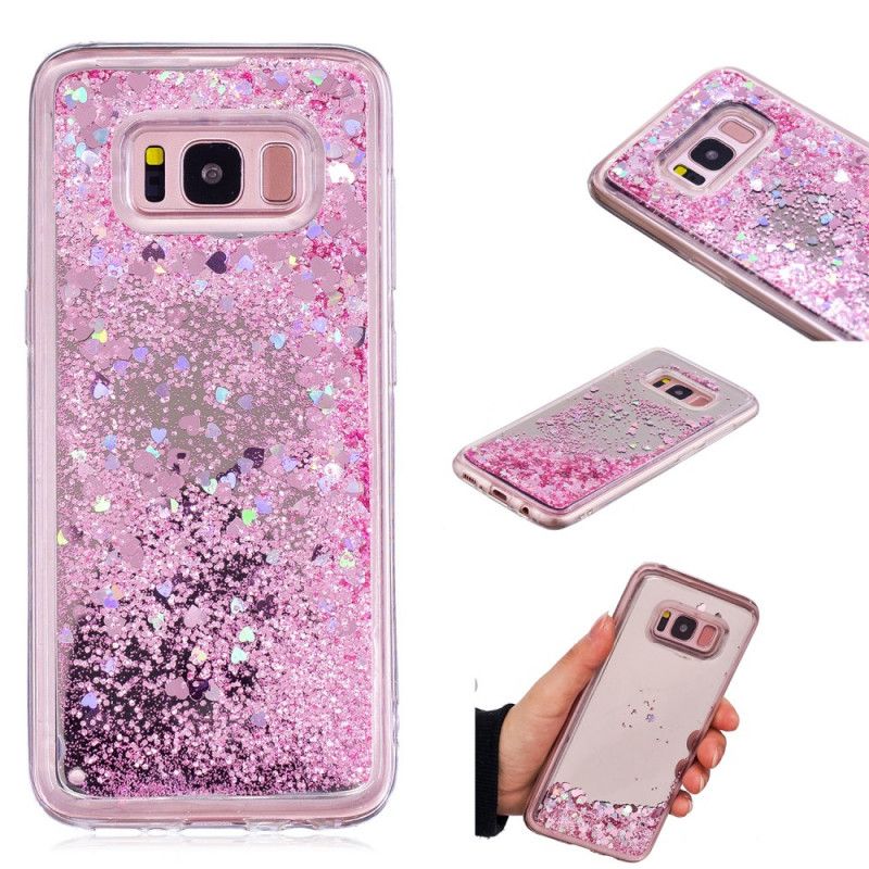 Kuori Samsung Galaxy S8 Hopea Violetti Kimallusjauhe