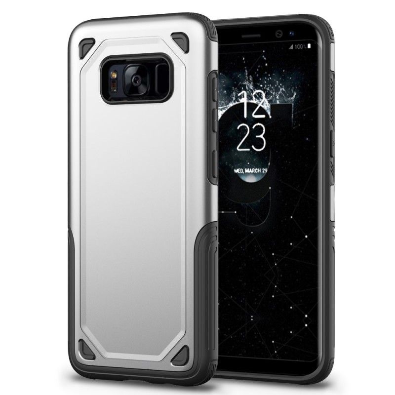 Kuori Samsung Galaxy S8 Vihreä Musta Metallivaikutteinen Panssari Suojakuori