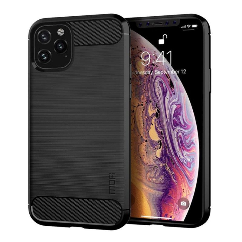 Case Kuoret iPhone 11 Pro Harmaa Musta Puhelinkuoret Mofi Harjattu Hiilikuitu