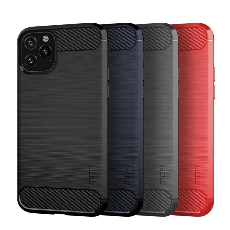 Case Kuoret iPhone 11 Pro Harmaa Musta Puhelinkuoret Mofi Harjattu Hiilikuitu