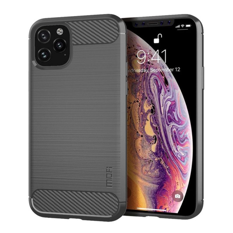 Case Kuoret iPhone 11 Pro Harmaa Musta Puhelinkuoret Mofi Harjattu Hiilikuitu