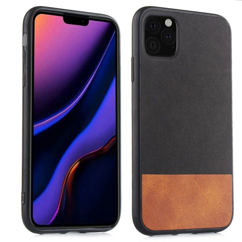 Case Kuoret iPhone 11 Pro Harmaa Puhelinkuoret Kaksisävyinen Keinonahka