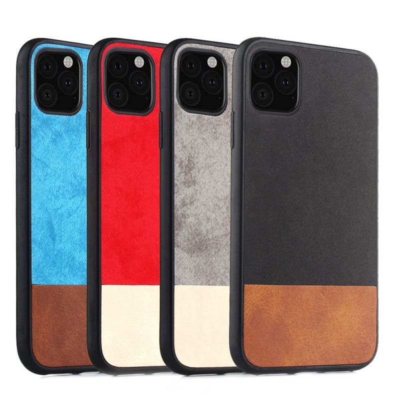 Case Kuoret iPhone 11 Pro Harmaa Puhelinkuoret Kaksisävyinen Keinonahka