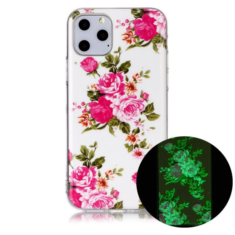 Case Kuoret iPhone 11 Pro Puhelinkuoret Fluoresoivat Vapauden Kukat