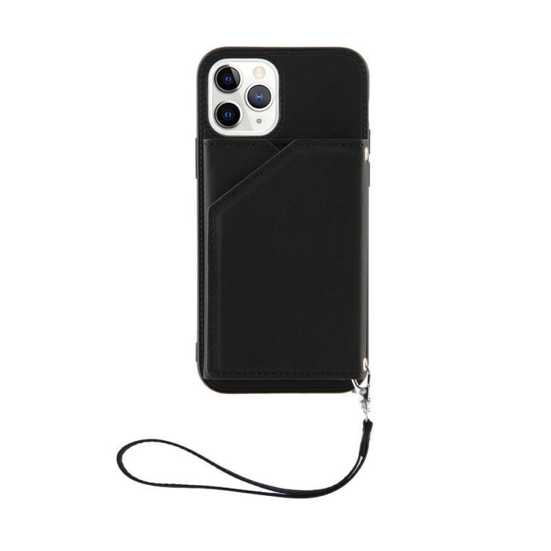 Case Kuoret iPhone 11 Pro Punainen Musta Puhelinkuoret Monikorttinen Handsfree-Tuki