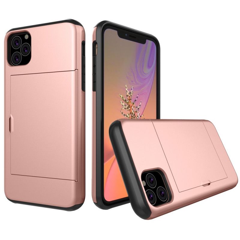 Case Kuoret iPhone 11 Pro Vihreä Musta Puhelinkuoret Jäykkä Räikeä Korttikotelo