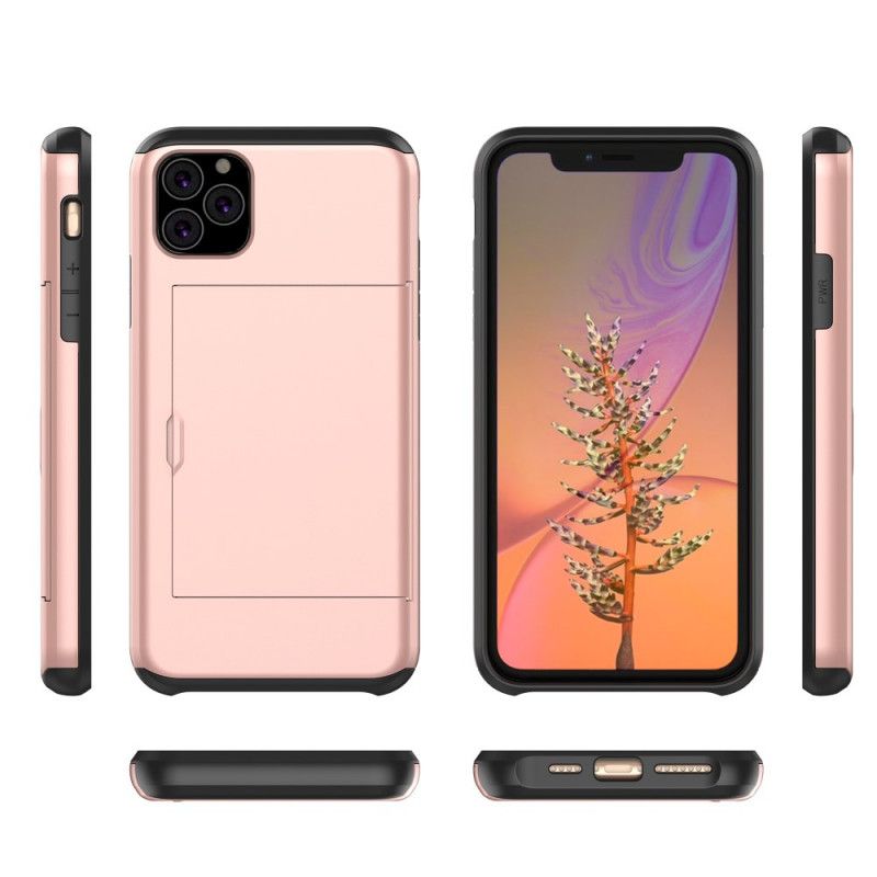 Case Kuoret iPhone 11 Pro Vihreä Musta Puhelinkuoret Jäykkä Räikeä Korttikotelo