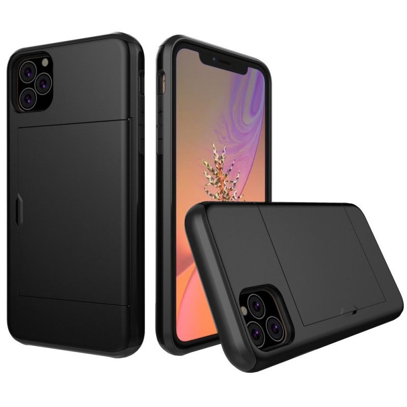 Case Kuoret iPhone 11 Pro Vihreä Musta Puhelinkuoret Jäykkä Räikeä Korttikotelo