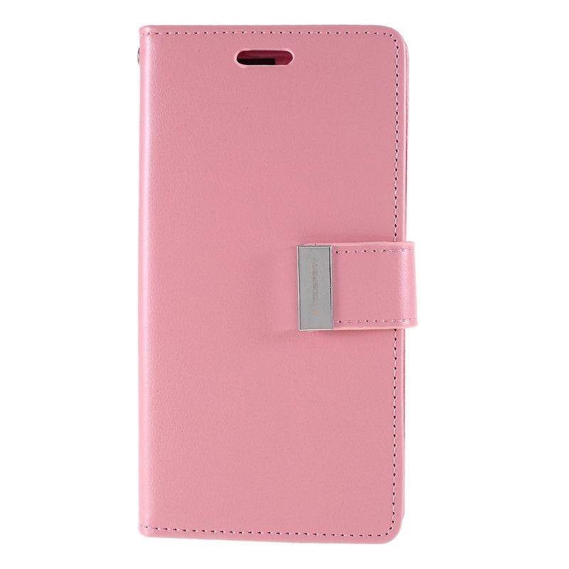 Flip Case iPhone 11 Pro Magenta Musta Elohopeametallilukko