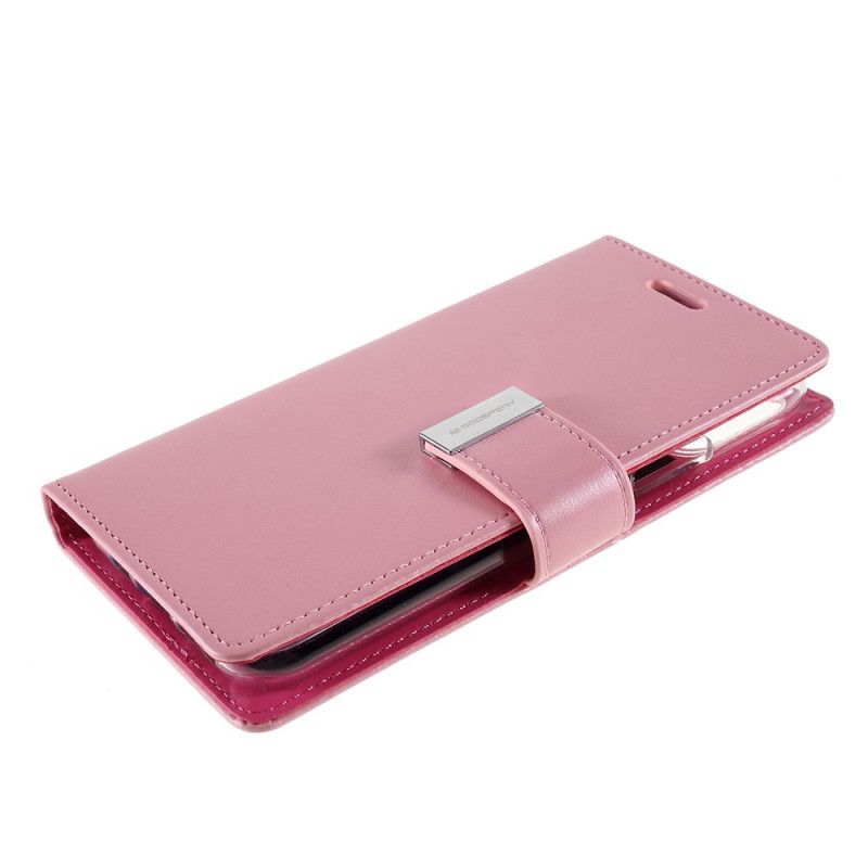 Flip Case iPhone 11 Pro Magenta Musta Elohopeametallilukko