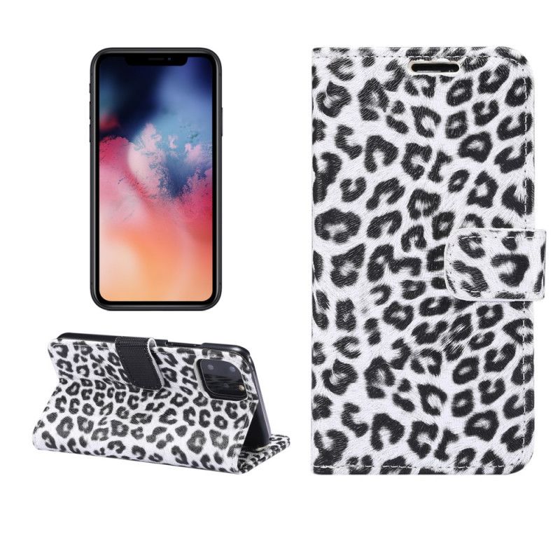 Kotelot iPhone 11 Pro Ruskea Valkoinen Leopardi