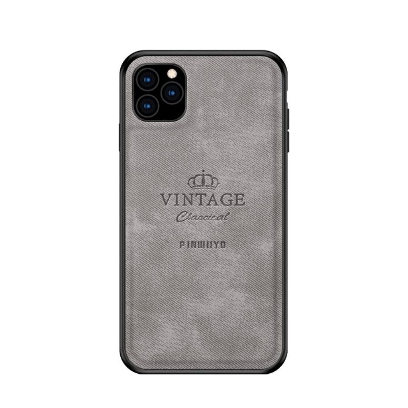 Kuori iPhone 11 Pro Harmaa Musta Kunniallinen Vintage Pinwuyo