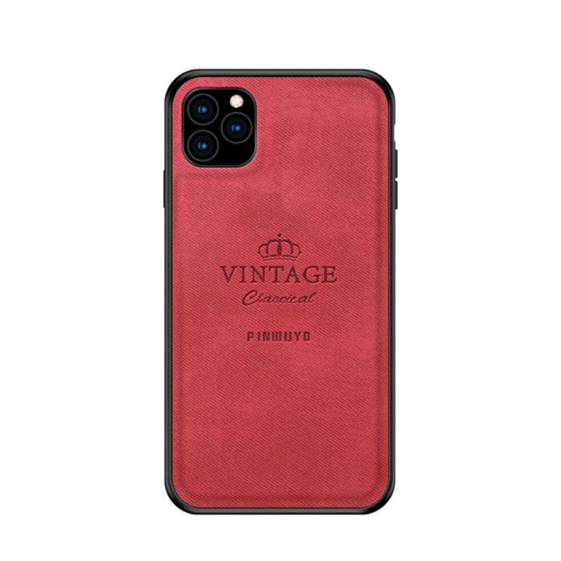 Kuori iPhone 11 Pro Harmaa Musta Kunniallinen Vintage Pinwuyo