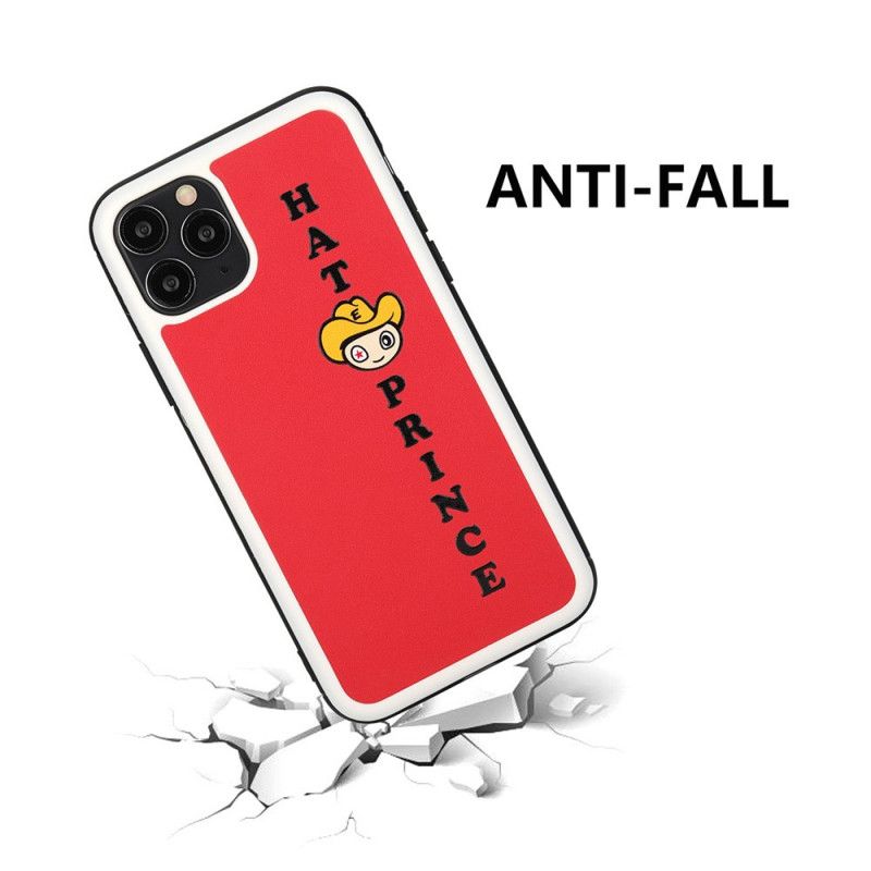 Kuori iPhone 11 Pro Keltainen Punainen Hattu-Prinssi-Sarjakuvasarja