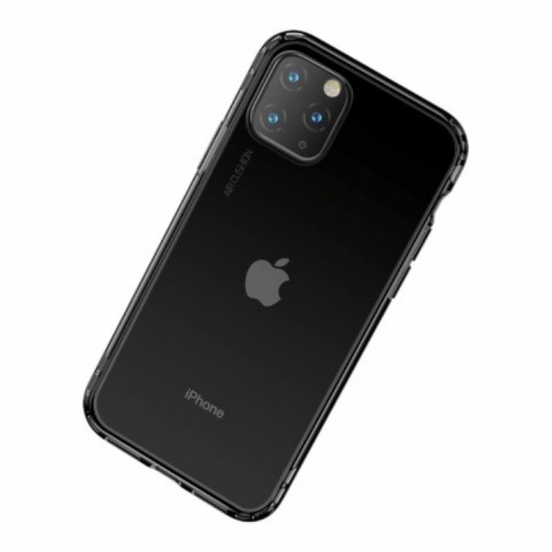 Kuori iPhone 11 Pro Läpinäkyvä Musta Yksinkertainen Baseus-Sarja