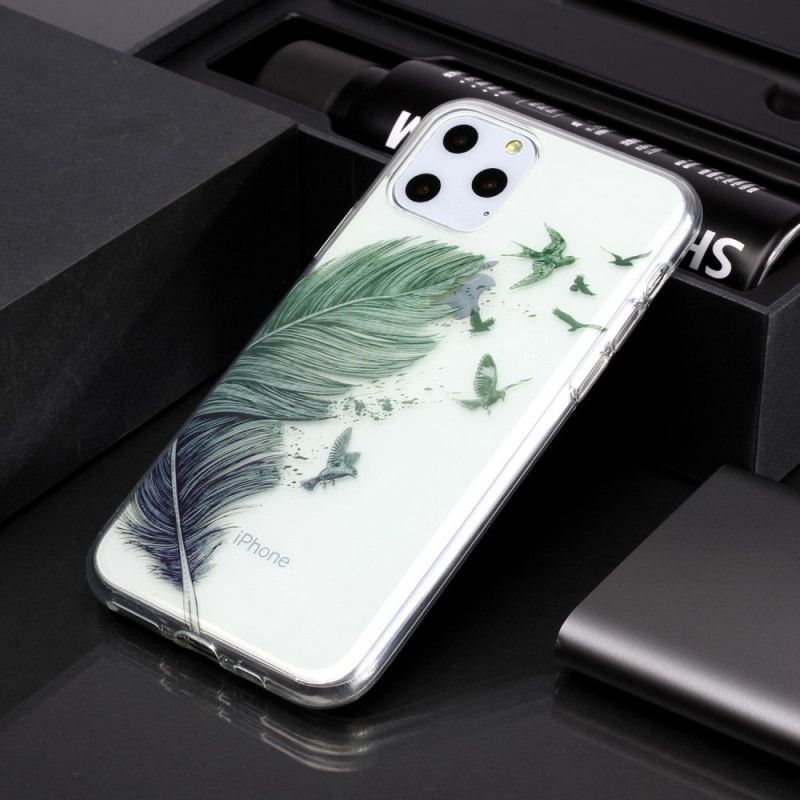 Kuori iPhone 11 Pro Läpinäkyvä Värillinen Sulka