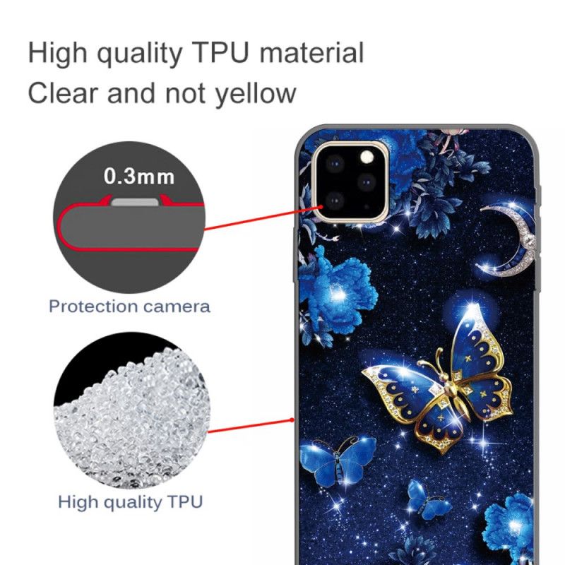 Kuori iPhone 11 Pro Perhonen Kuutamoisena Yönä Suojakuori