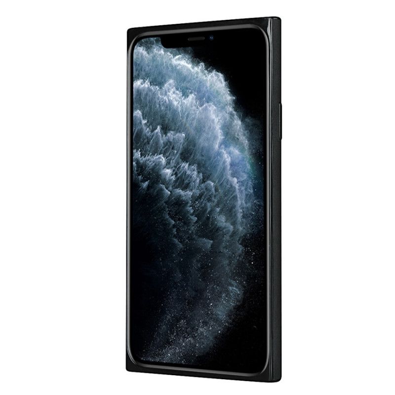 Kuori iPhone 11 Pro Punainen Musta Kortin Pidike Ja Hihna