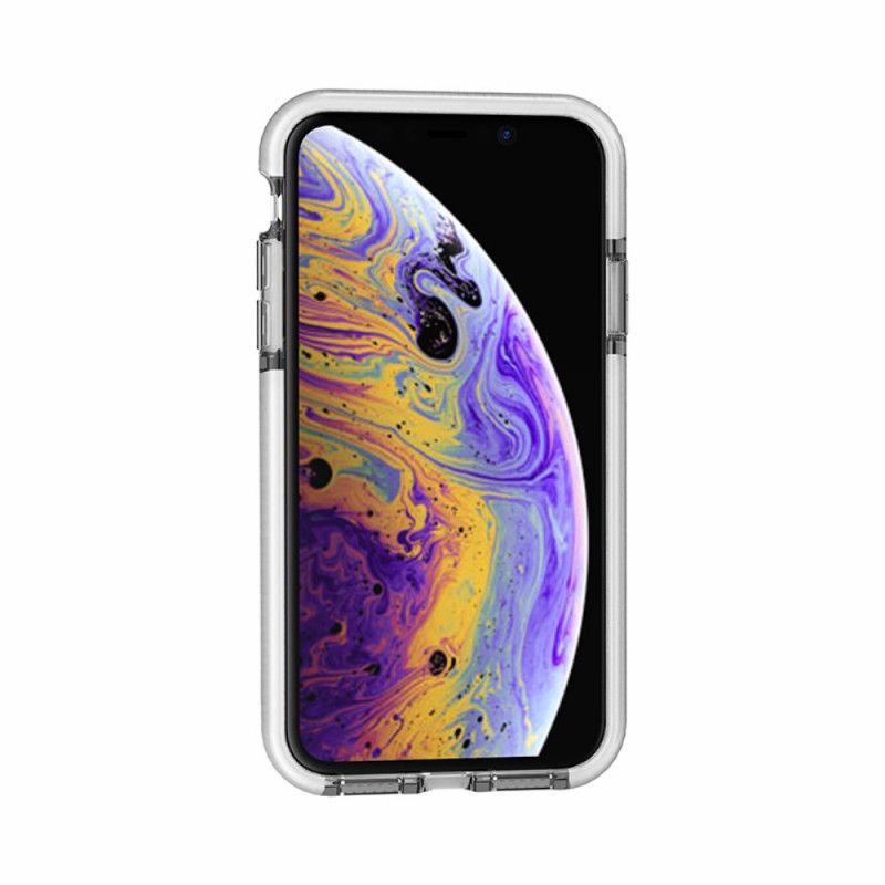 Kuori iPhone 11 Pro Vaaleanpunainen Musta Läpinäkyvä Timanttirakenne