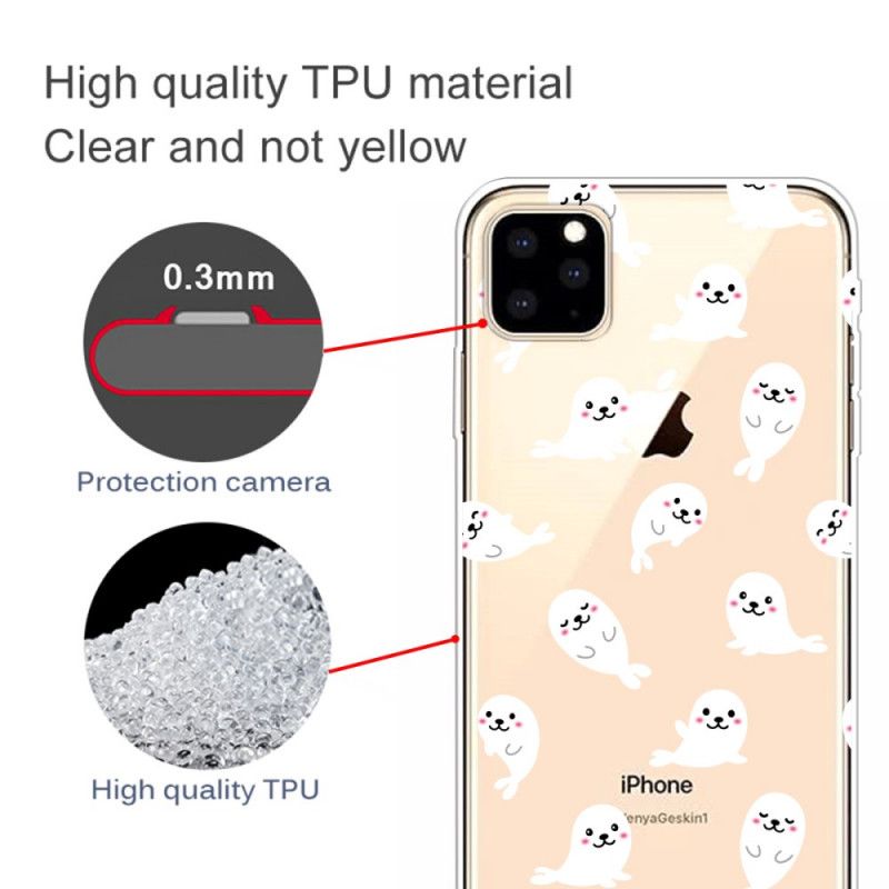 Kuori iPhone 11 Pro Ylimmät Merileijonat Suojakuori