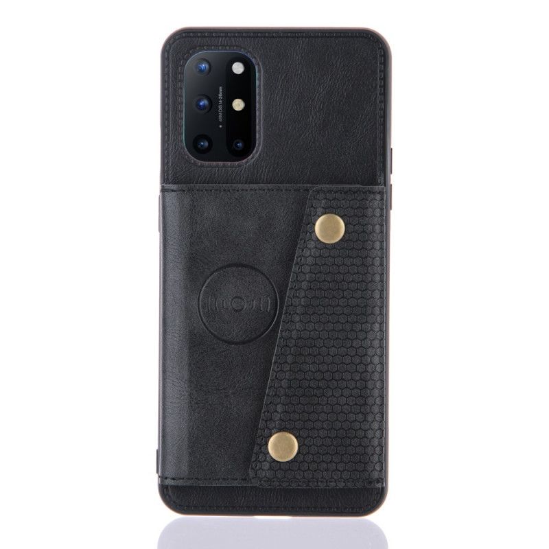 Case Kuoret OnePlus 8T Harmaa Musta Puhelinkuoret Snap Lompakko