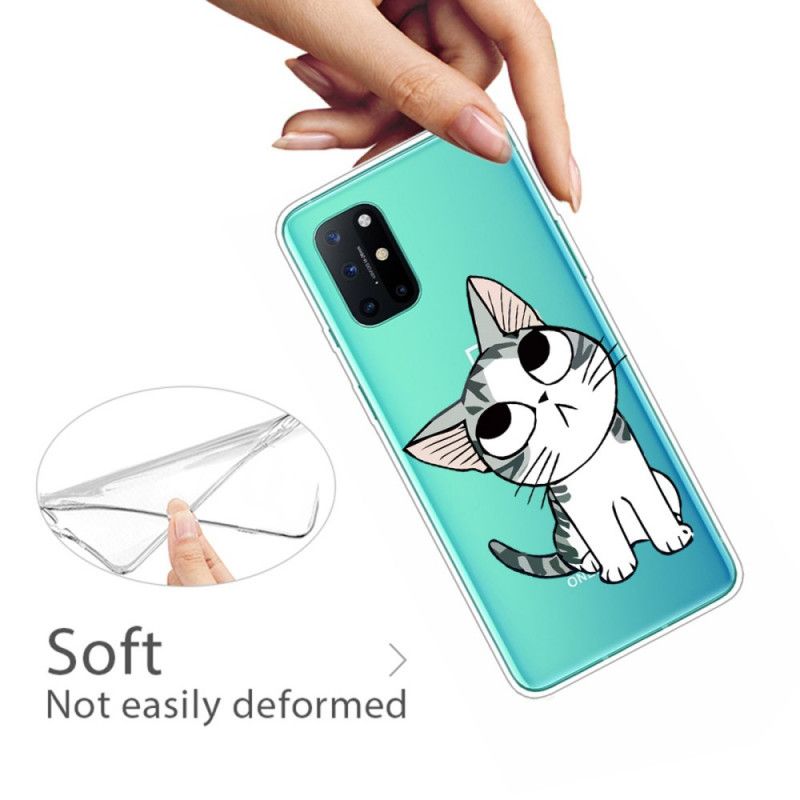 Case Kuoret OnePlus 8T Puhelinkuoret Katso Harmaa Kissa