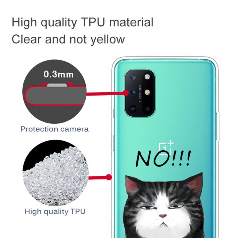 Case Kuoret OnePlus 8T Puhelinkuoret Kissa. Joka Sanoo Ei