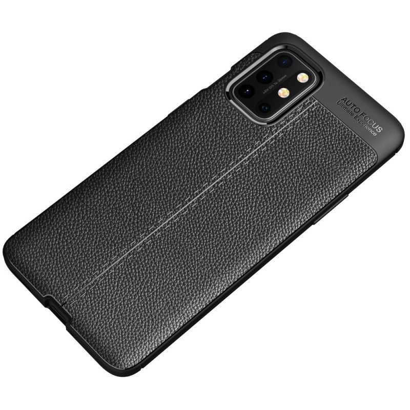 Case Kuoret OnePlus 8T Punainen Musta Puhelinkuoret Kaksilinjainen Litsi Nahkaa