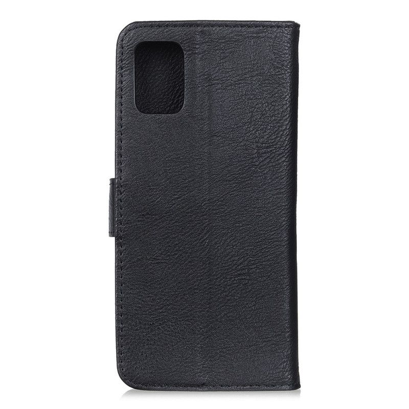 Flip Case OnePlus 8T Harmaa Musta Khazneh Keinonahka